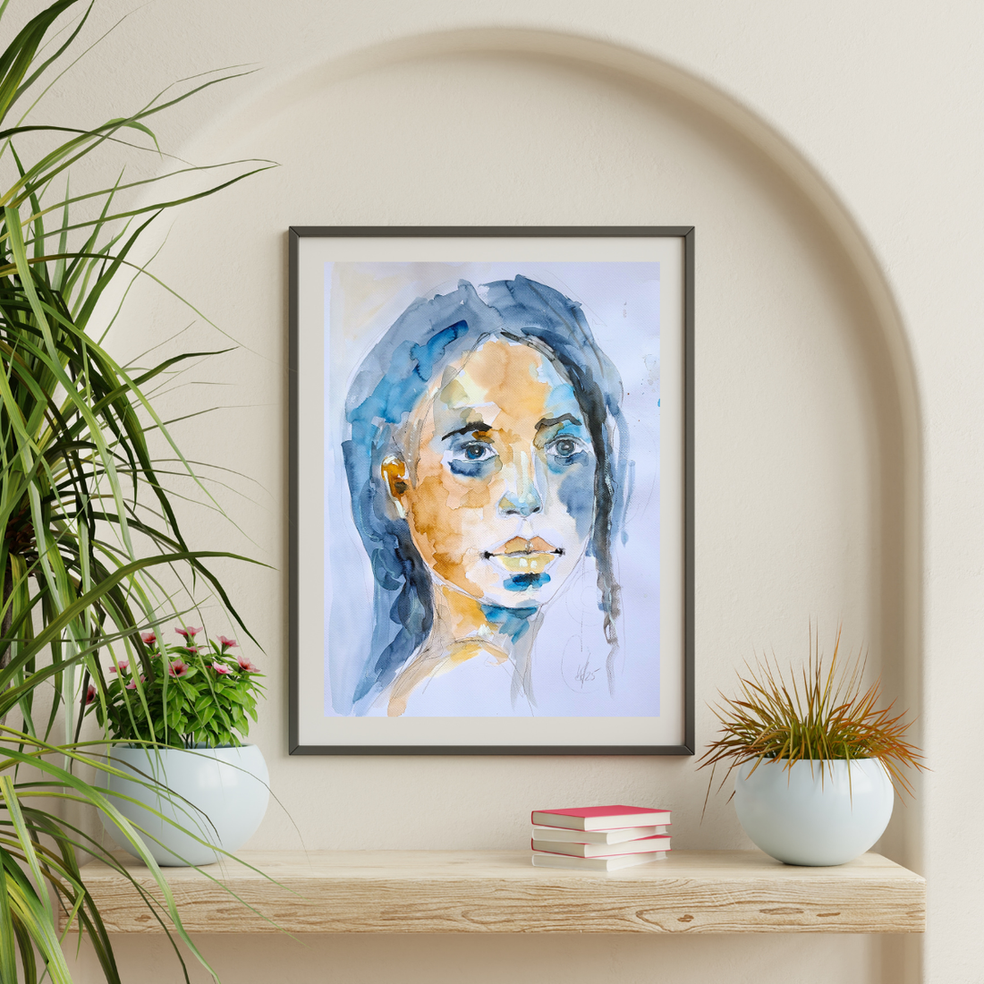 Frauenportrait -Modern