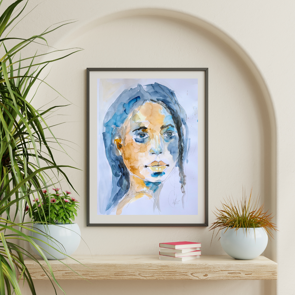 Frauenportrait -Modern