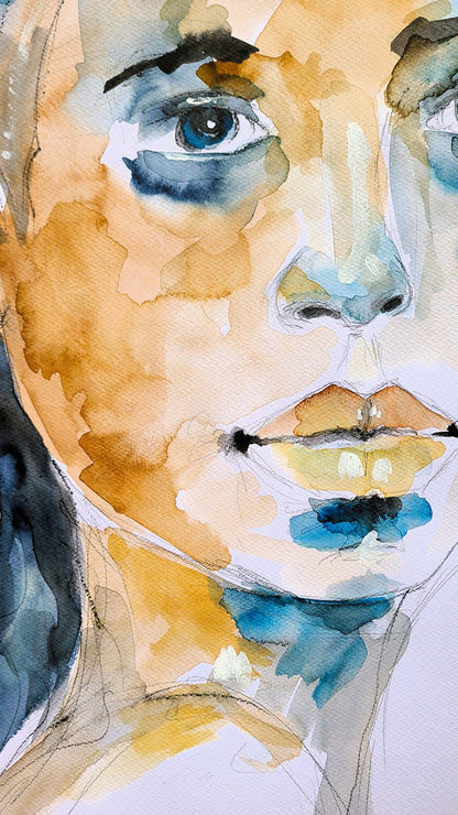 Frauenportrait -Modern 