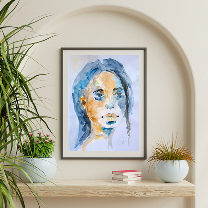 Frauenportrait -Modern 